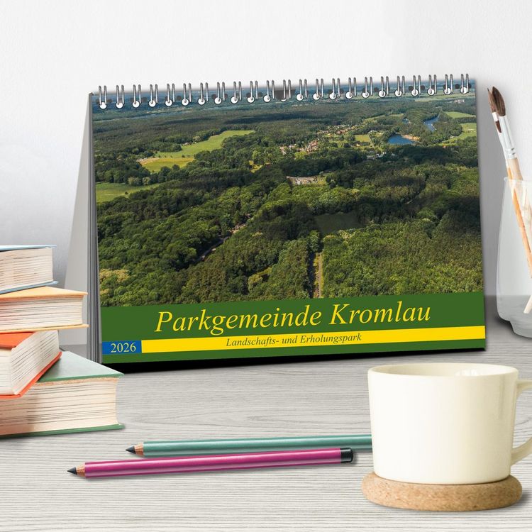 Produktbild: Parkgemeinde Kromlau (Tischkalender 2026 DIN A5 quer), CALVENDO Monatskalender