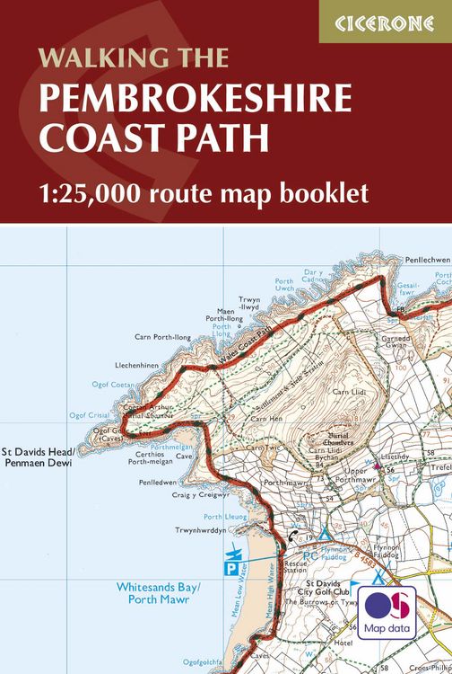 Produktbild: Pembrokeshire Coast Path Map Booklet