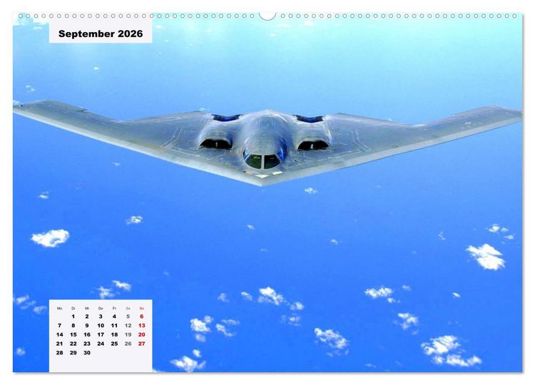 Produktbild: Fighter aircraft. Faszination Kampfflugzeug (Wandkalender 2026 DIN A2 quer), CALVENDO Monatskalender