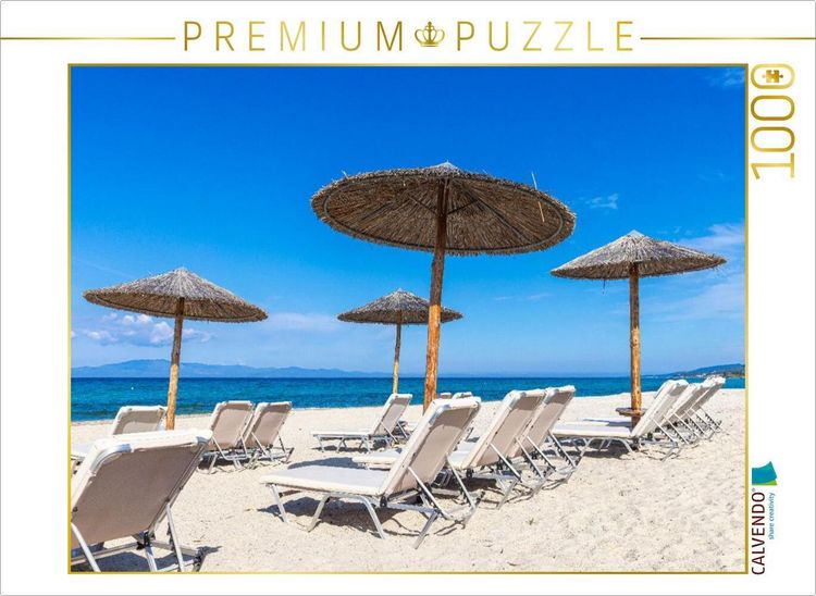 Produktbild: CALVENDO Puzzle Ein Motiv aus dem Kalender Griechenland Thessaloniki und Chalkidiki | 1000 Teile Lege-Gr&ouml;&szlig;e 64x48cm Foto-Puzzle f&uuml;r gl&uuml;ckliche Stunden