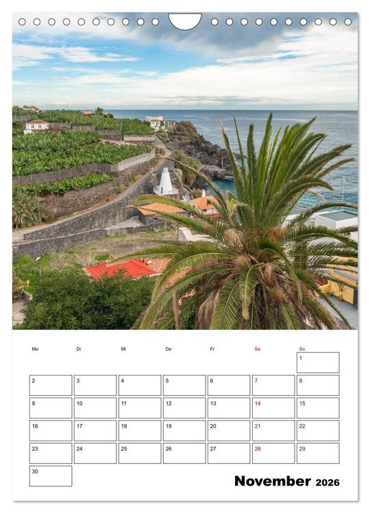 Produktbild: Wanderparadies La Palma (Wandkalender 2026 DIN A4 hoch), CALVENDO Monatskalender