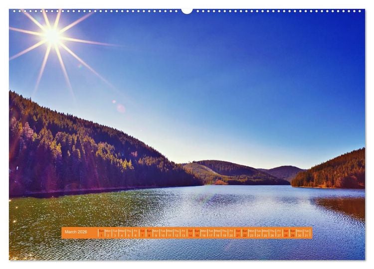 Produktbild: Unique Thuringian Forest (Wall Calendar 2026 DIN A2 landscape), CALVENDO 12 Month Wall Calendar