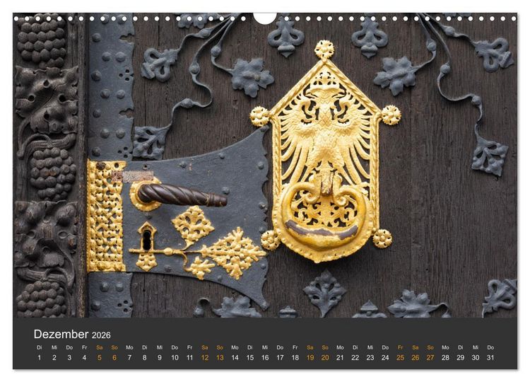 Produktbild: Anklopfen... (Wandkalender 2026 DIN A3 quer), CALVENDO Monatskalender
