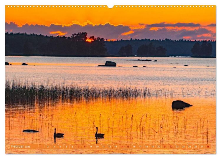 Produktbild: Augenblicke der Ruhe (Wandkalender 2026 DIN A2 quer), CALVENDO Monatskalender