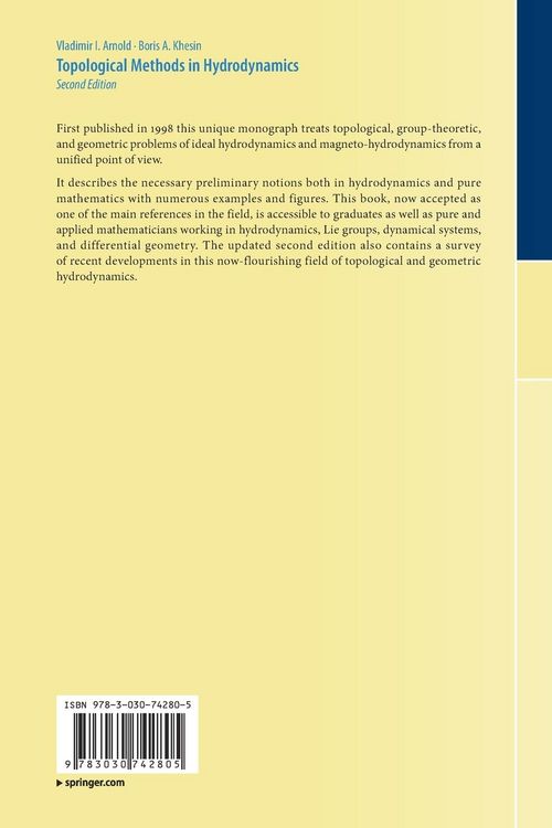 Produktbild: Topological Methods in Hydrodynamics