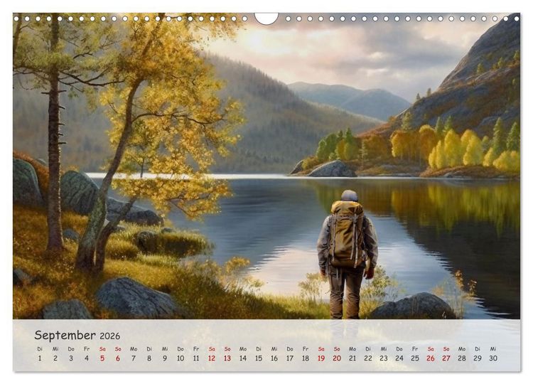 Produktbild: Die Stille des Nordens (Wandkalender 2026 DIN A3 quer), CALVENDO Monatskalender
