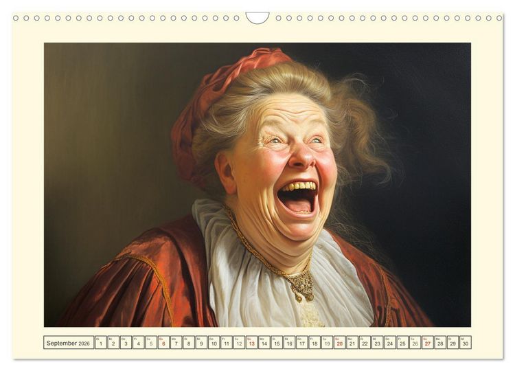 Produktbild: Das lachende Mittelalter. Spa&szlig; und Schenkelklopfer gab es schon immer! (Wandkalender 2026 DIN A3 quer), CALVENDO Monatskalender