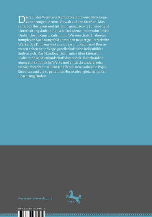Produktbild: Handbuch Weimarer Republik