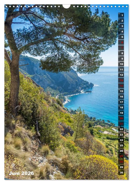 Produktbild: C&Ocirc;TE D&rsquo;AZUR Idyllische Orte (Wandkalender 2026 DIN A3 hoch), CALVENDO Monatskalender