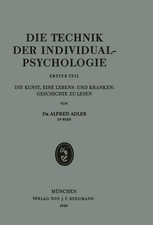 Produktbild: Die Technik der Individualpsychologie