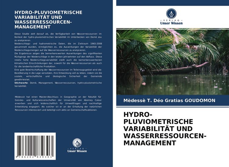 Produktbild: Hydro-Pluviometrische Variabilit&auml;t und Wasserressourcen-Management