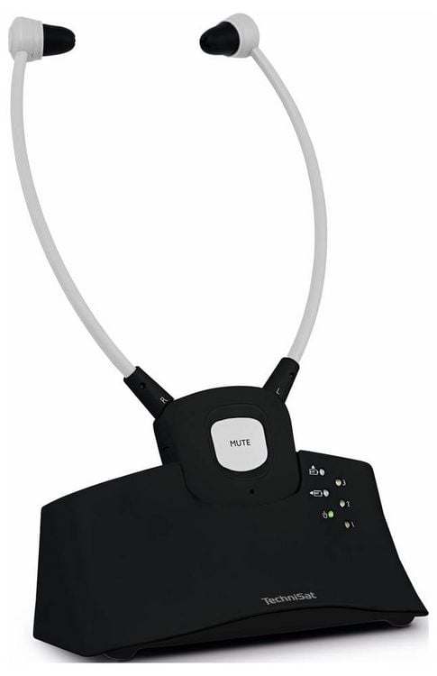 Produktbild: TechniSat STEREOMAN ISI 3 In Ear Kopfh&ouml;rer Funk, Bluetooth&reg; Schwarz Lautst&auml;rkeregelung HiFi