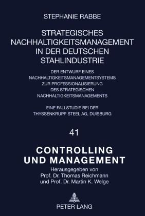 Produktbild: Strategisches Nachhaltigkeitsmanagement in der deutschen Stahlindustrie