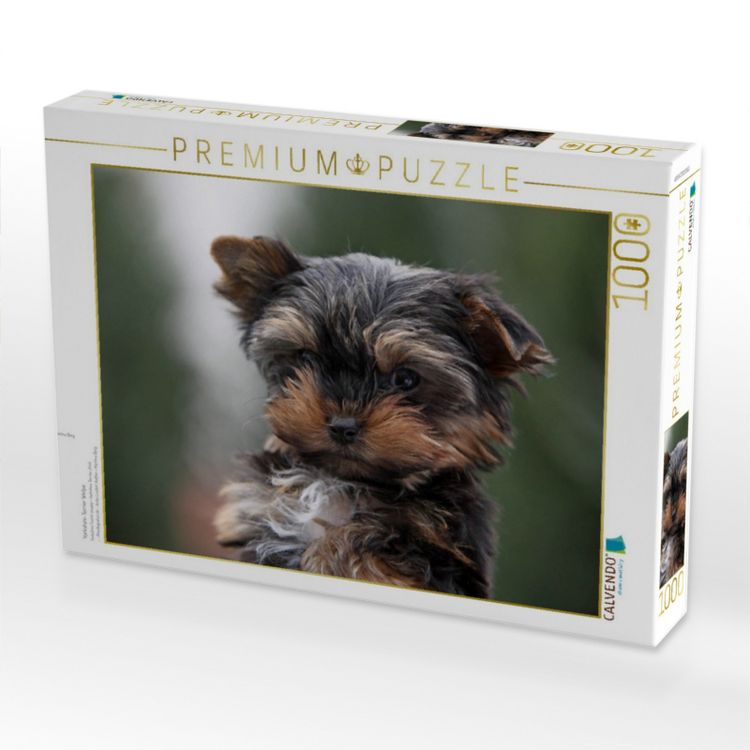 Produktbild: CALVENDO Puzzle Yorkshire-Terrier Welpe | 1000 Teile Lege-Gr&ouml;&szlig;e 64x48cm Foto-Puzzle f&uuml;r gl&uuml;ckliche Stunden