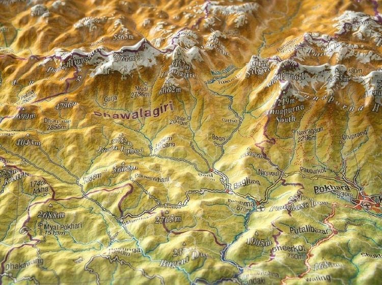 Produktbild: Markgraf, A: Nepal Gross 1:1.150.000
