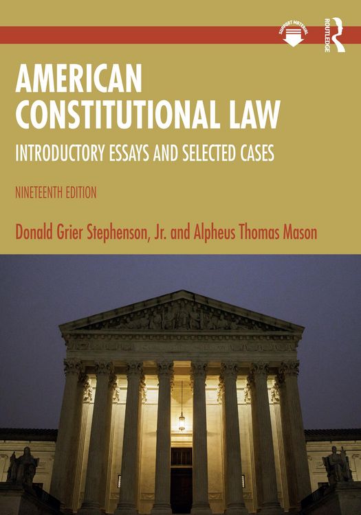 Produktbild: American Constitutional Law
