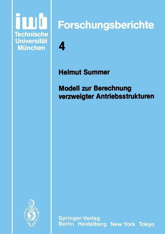 Produktbild: Modell zur Berechnung verzweigter Antriebsstrukturen