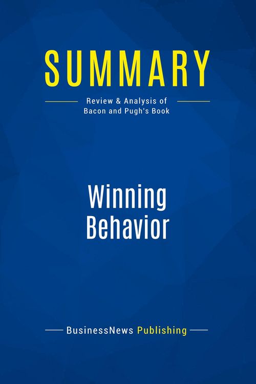 Produktbild: Summary: Winning Behavior