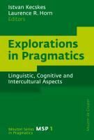 Produktbild: Explorations in Pragmatics
