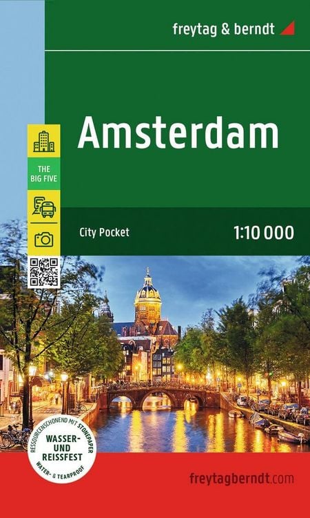 Produktbild: freytag & berndt Innenstadtplan Amsterdam 1:10.000