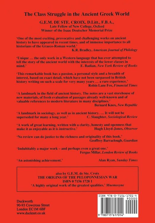 Produktbild: Class Struggle in the Ancient Greek World