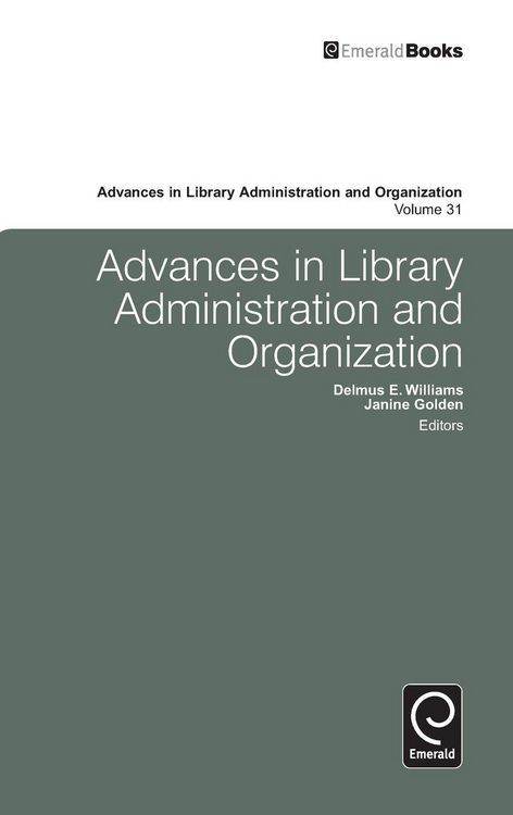 Produktbild: Advances in Library Administration and Organization
