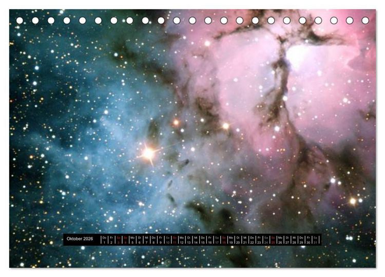 Produktbild: Planetarischer Nebel (Tischkalender 2026 DIN A5 quer), CALVENDO Monatskalender