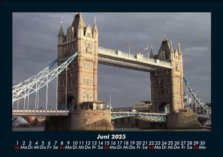 Produktbild: London 2025 Fotokalender DIN A5