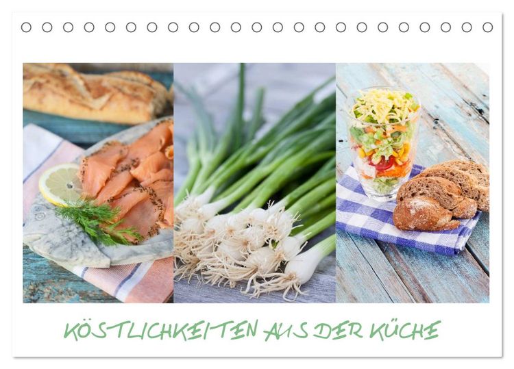 Produktbild: K&ouml;stlichkeiten aus der K&uuml;che (Tischkalender 2026 DIN A5 quer), CALVENDO Monatskalender