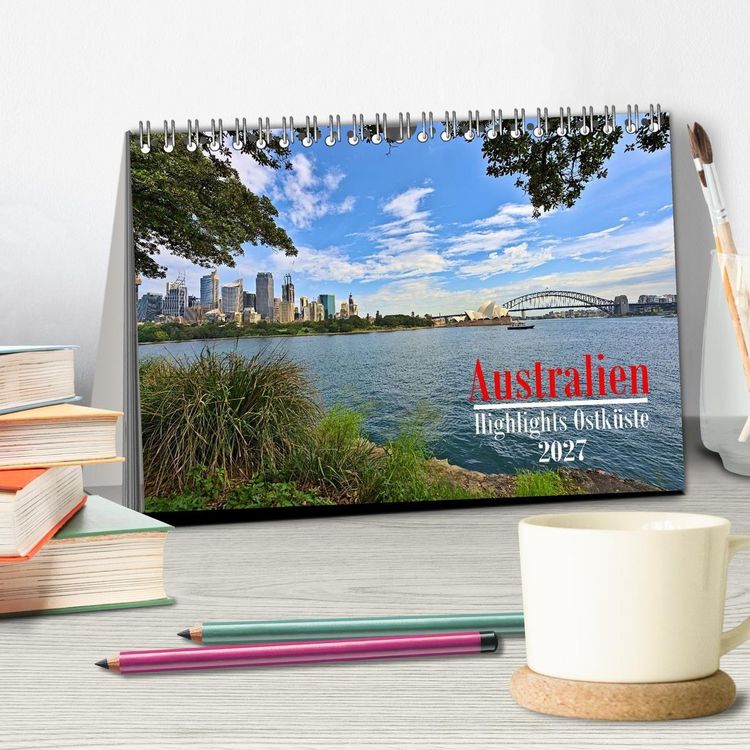 Produktbild: Australien - Highlights Ostk&uuml;ste (Tischkalender 2027 DIN A5 quer), CALVENDO Monatskalender
