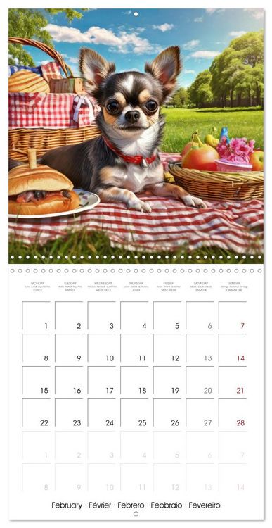 Produktbild: Chilling Chihuahuas (Wall Calendar 2027 12 &times; 12 Inch) CALVENDO 12 Month Wall Calendar