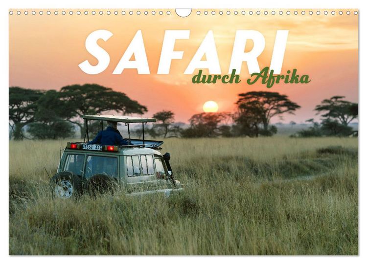 Produktbild: Safari durch Afrika (Wandkalender 2026 DIN A3 quer), CALVENDO Monatskalender