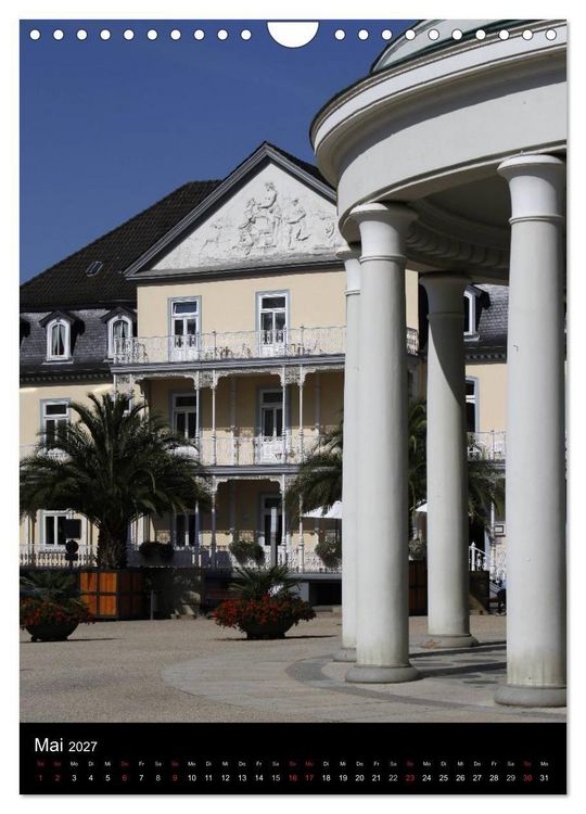 Produktbild: Spaziergang durch Bad Pyrmont (Wandkalender 2027 DIN A4 hoch), CALVENDO Monatskalender