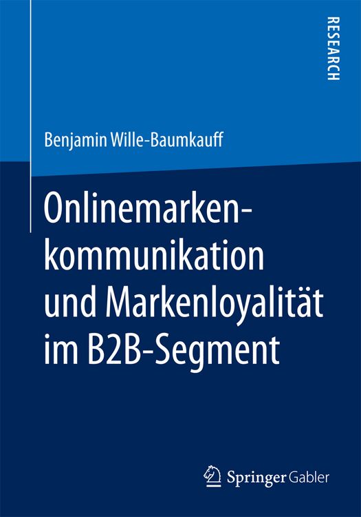 Produktbild: Onlinemarkenkommunikation und Markenloyalit&auml;t im B2B-Segment