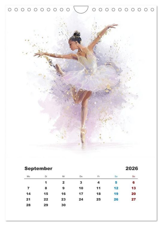 Produktbild: Tanz aus der Stille (Wandkalender 2026 DIN A4 hoch), CALVENDO Monatskalender
