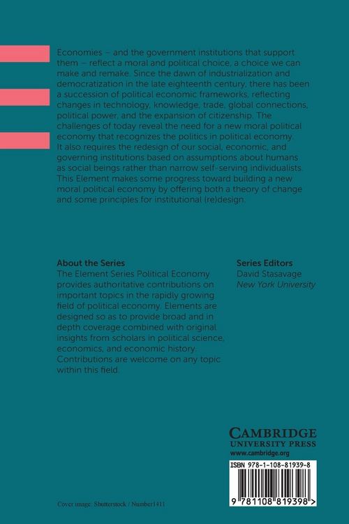 Produktbild: A Moral Political Economy
