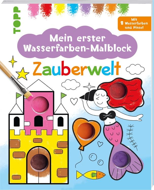 Produktbild: Mein erster Wasserfarben-Malblock - Zauberwelt