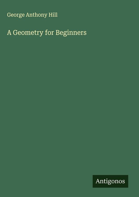 Produktbild: A Geometry for Beginners