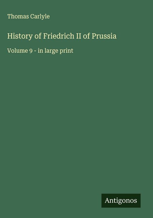 Produktbild: History of Friedrich II of Prussia