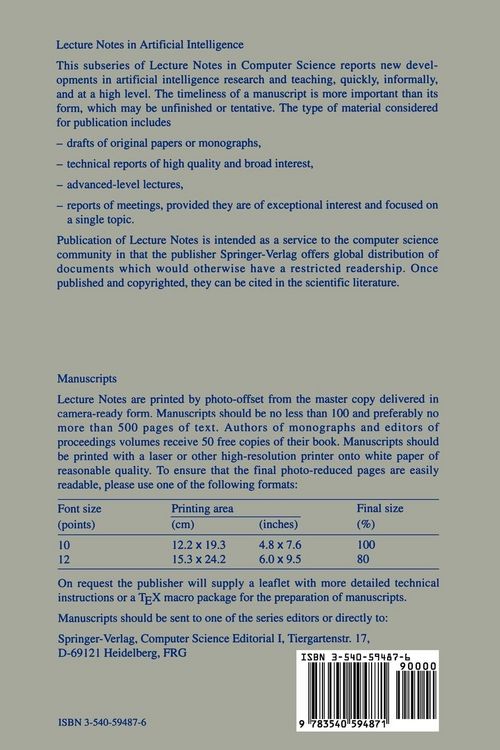Produktbild: Logic Programming and Nonmonotonic Reasoning