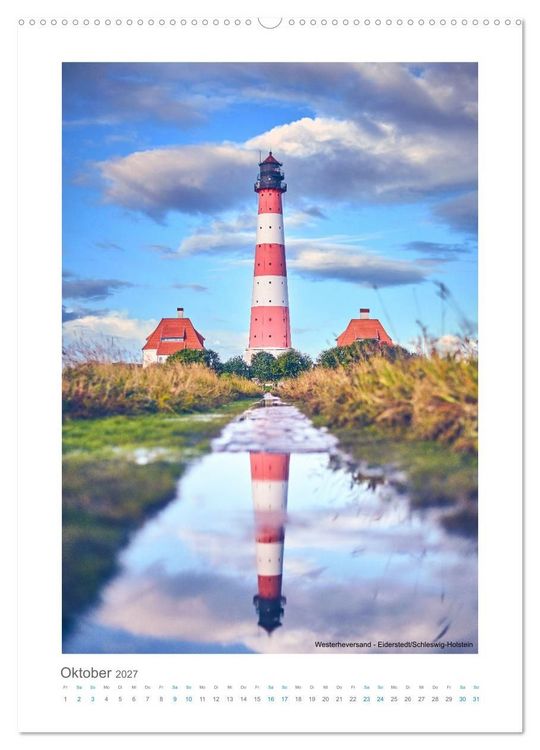 Produktbild: Leuchtt&uuml;rme an der Nordseek&uuml;ste (hochwertiger Premium Wandkalender 2027 DIN A2 hoch), Kunstdruck in Hochglanz