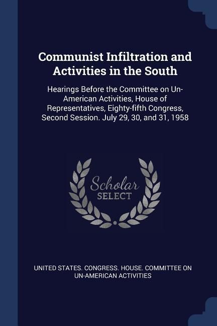 Produktbild: Communist Infiltration and Activities in the South