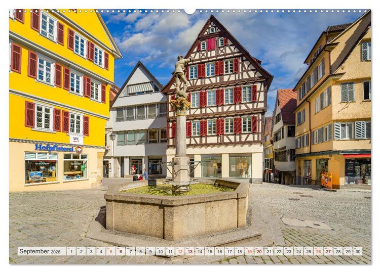 Produktbild: T&uuml;bingen Stadtansichten (hochwertiger Premium Wandkalender 2026 DIN A2 quer), Kunstdruck in Hochglanz