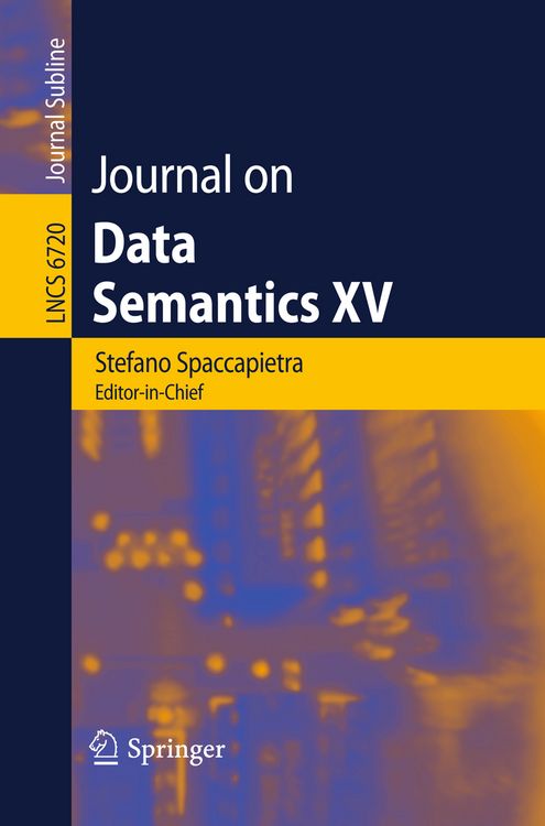 Produktbild: Journal on Data Semantics XV