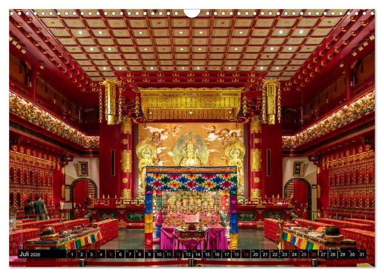 Produktbild: Asien - Singapur (Wandkalender 2026 DIN A3 quer), CALVENDO Monatskalender