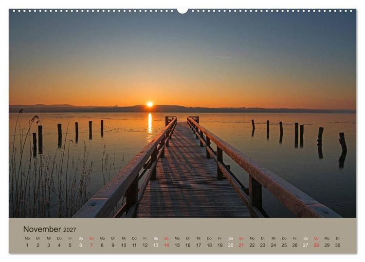 Produktbild: Lichtstimmungen im sch&ouml;nen Schleswig Holstein (Wandkalender 2027 DIN A2 quer), CALVENDO Monatskalender