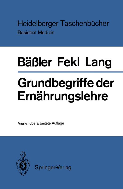 Produktbild: Grundbegriffe der Ern&auml;hrungslehre