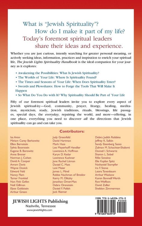Produktbild: The Jewish Lights Spirituality Handbook
