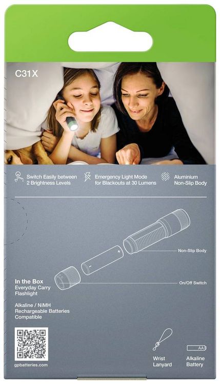 Produktbild: GP Discovery GPDISFLC31XBK479 LED Taschenlampe batteriebetrieben 100lm 7h 64g