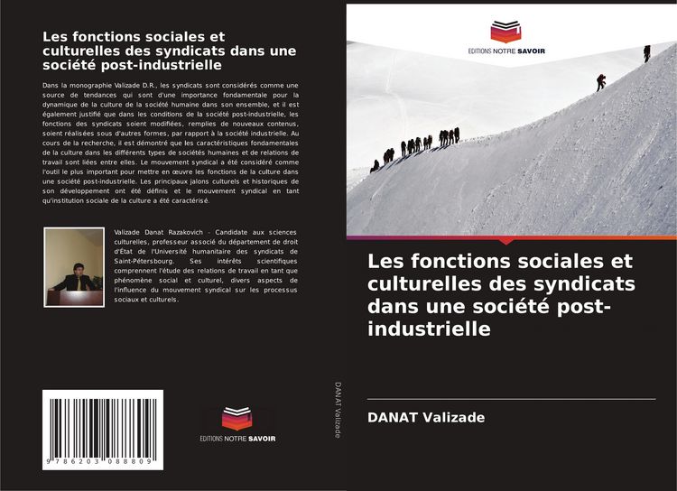 Produktbild: Les fonctions sociales et culturelles des syndicats dans une soci&eacute;t&eacute; post-industrielle